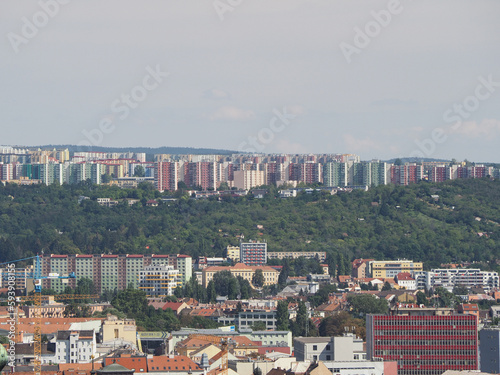 Aerial view of Brno photo