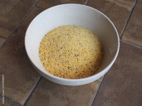 Obraz na plátne cornmeal flour polenta