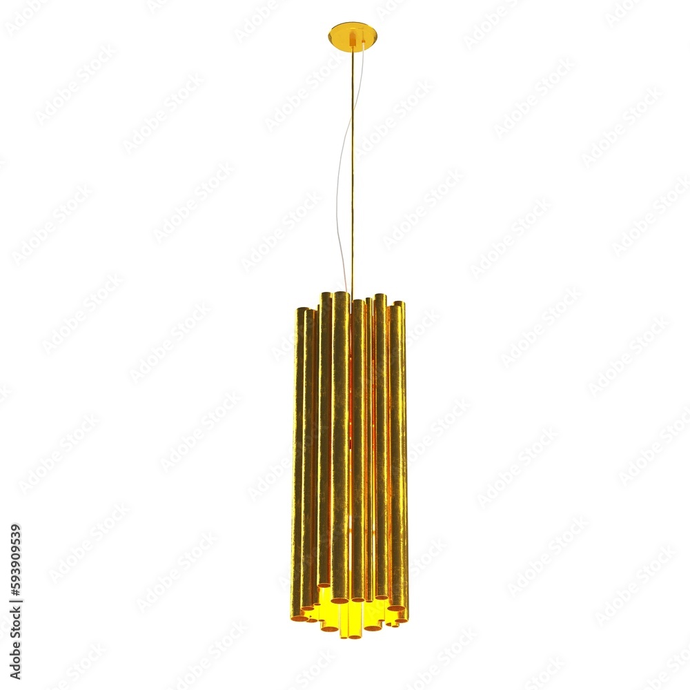 chandelier on the ceiling isolated on white background, hanging lamp, pendant light, 3D illustration, cg render chandelier on the ceiling isolated on white background, hanging lamp, pendant light, 3D illustration, cg render