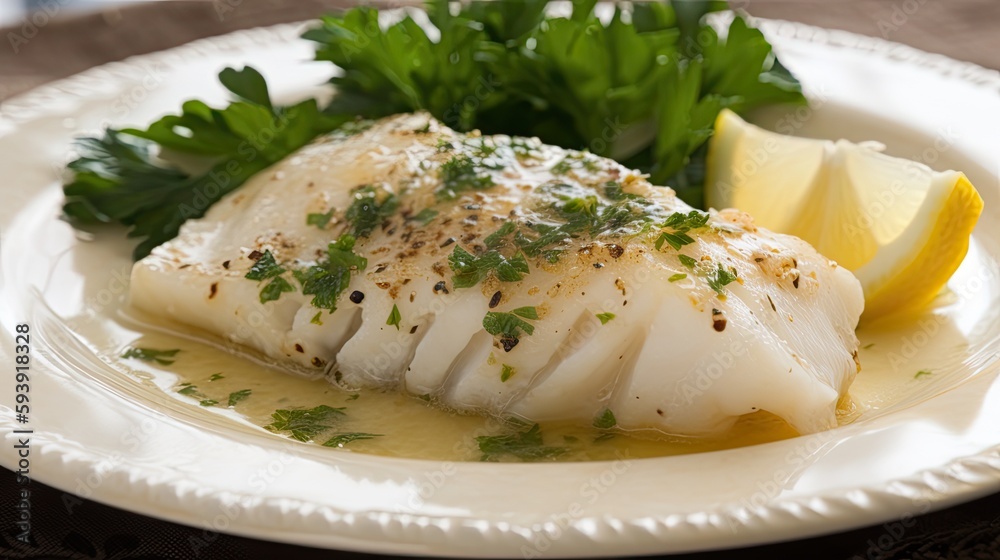 close up of fish fillet ,ai generative close up of fish fillet ,ai generative