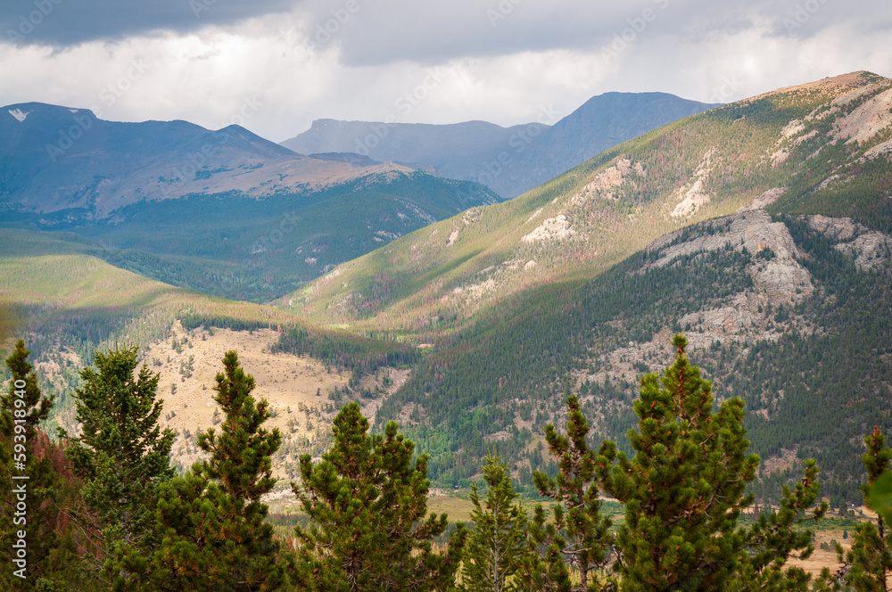 Rugged Landscape of Rocky Mountain National Park