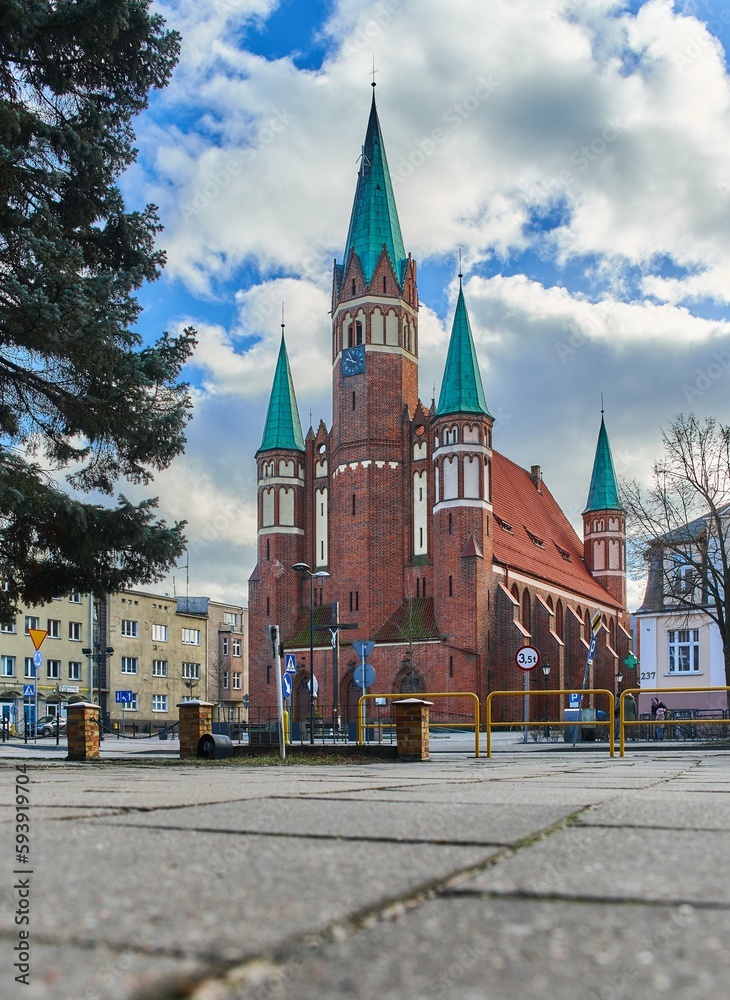 Obraz premium Wejherowo, old city