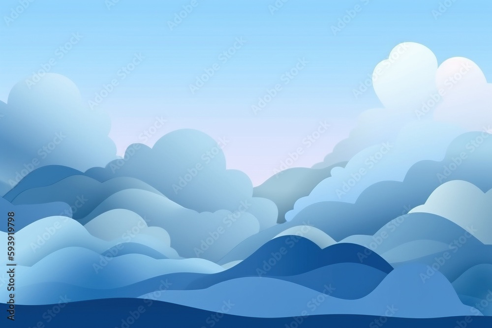 background with grass and sky, abstract art, generative ai background with grass and sky, abstract art, generative ai