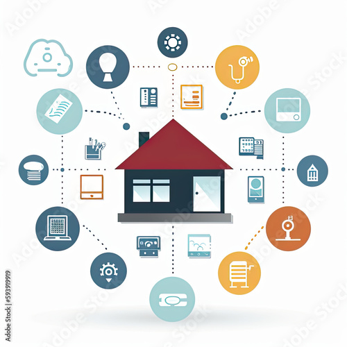 flat icons for web design and mobile