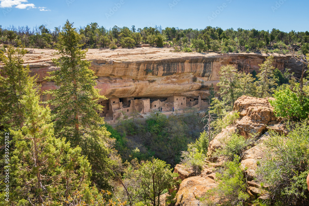 Ancestral Puebloan Cliff Dwellings at Mesa Verde National Park Ancestral Puebloan Cliff Dwellings at Mesa Verde National Park