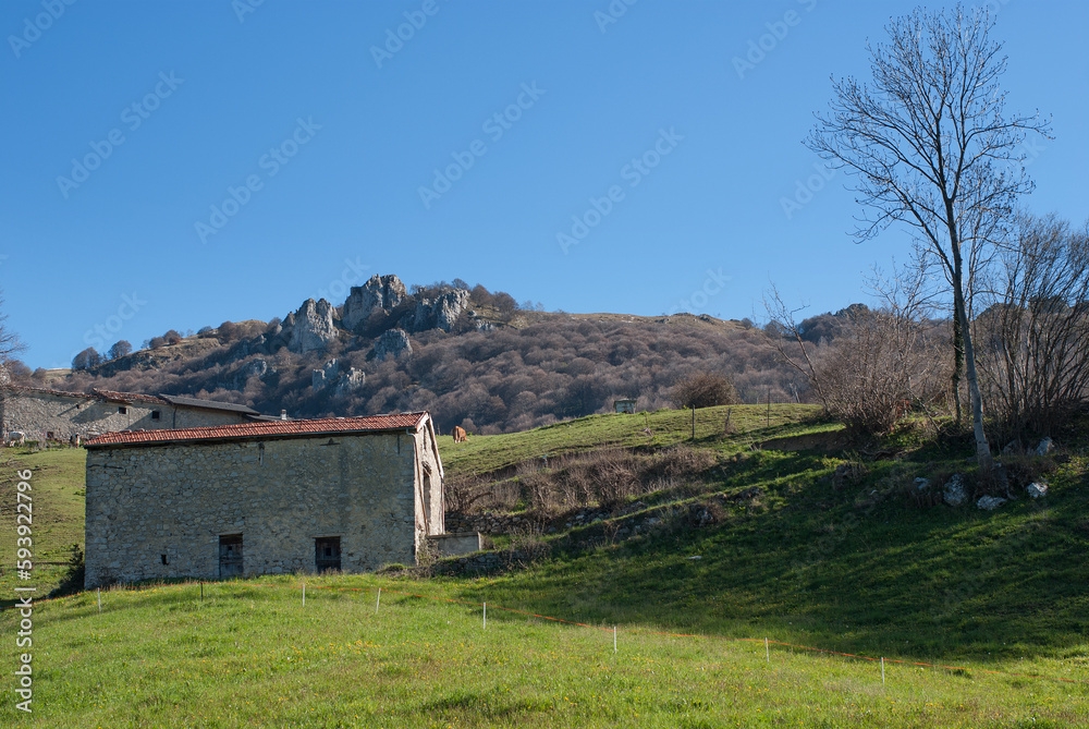 rifugio per animali da pascolo di mantagna