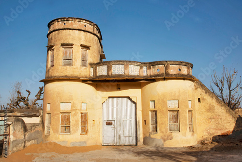 Photography Old haveli in Godu Ka Baas, near Mandawa, Shekhawati, Rajasthan, India