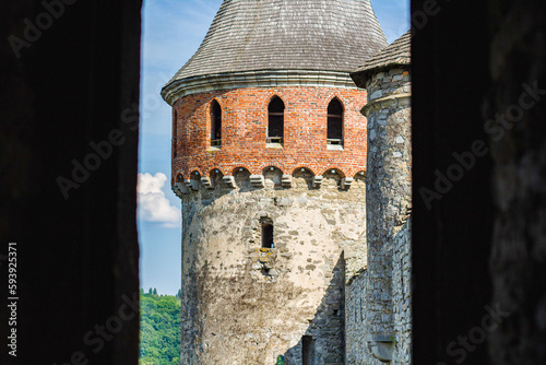 View of the tower of the ancient fortress