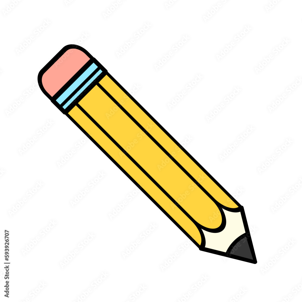 pencil isolated on white pencil isolated on white