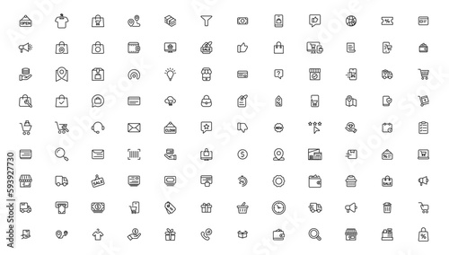 e-Commerce and shopping icons