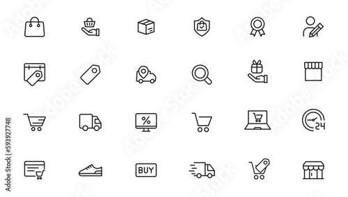 e-Commerce and shopping icons