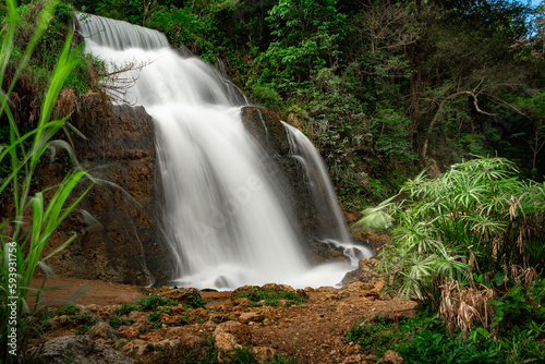 tanama river waterfall in Arecibo Puerto Rico photo