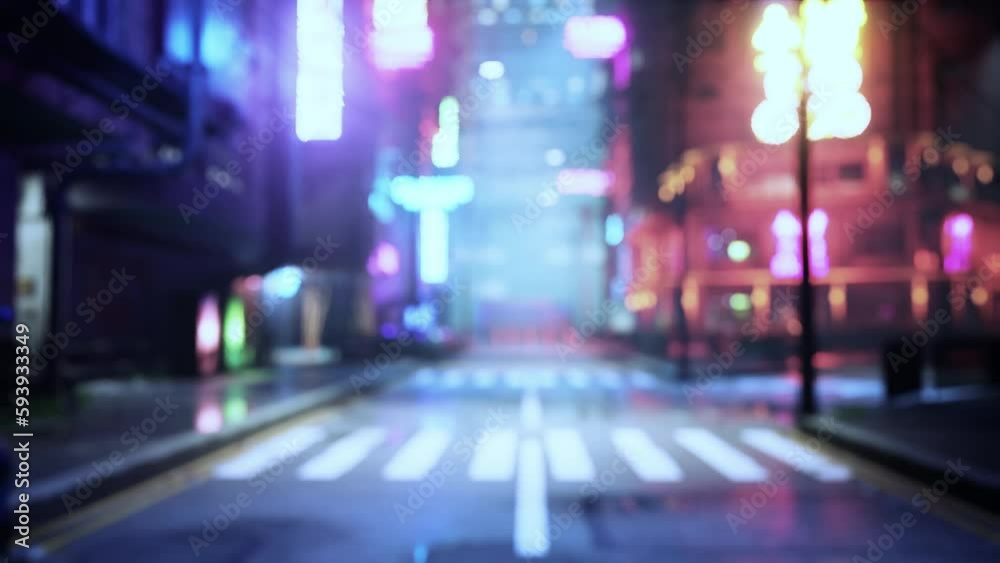 Defocused city lights at night Defocused city lights at night