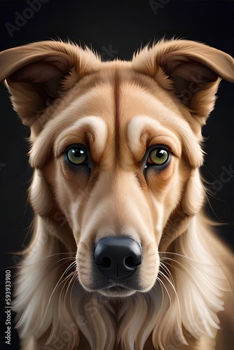 Portrait of a Lovely Dog