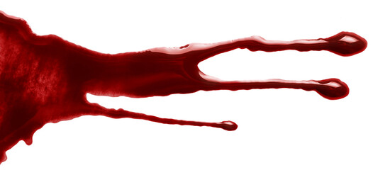 Blood drops cut out