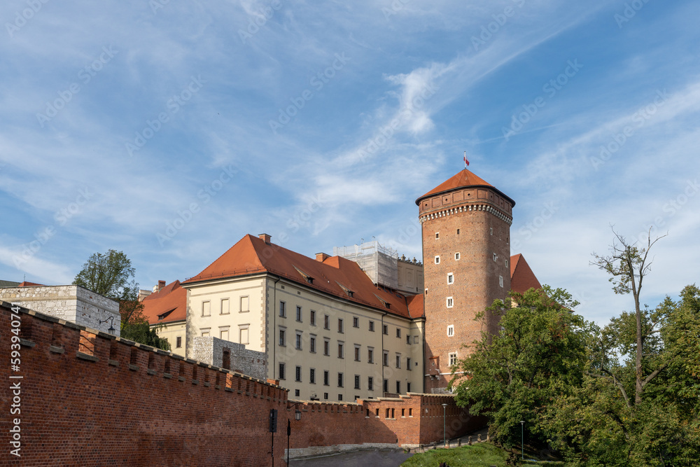 The Wawel Royal Castle and the Wawel Hill