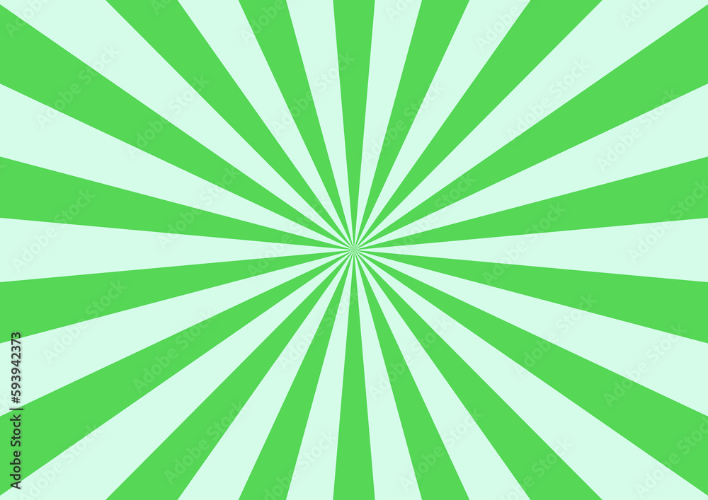 緑の集中線のシンプルな背景イメージ素材。A simple background image material of a green concentration line. 緑の集中線のシンプルな背景イメージ素材。A simple background image material of a green concentration line.