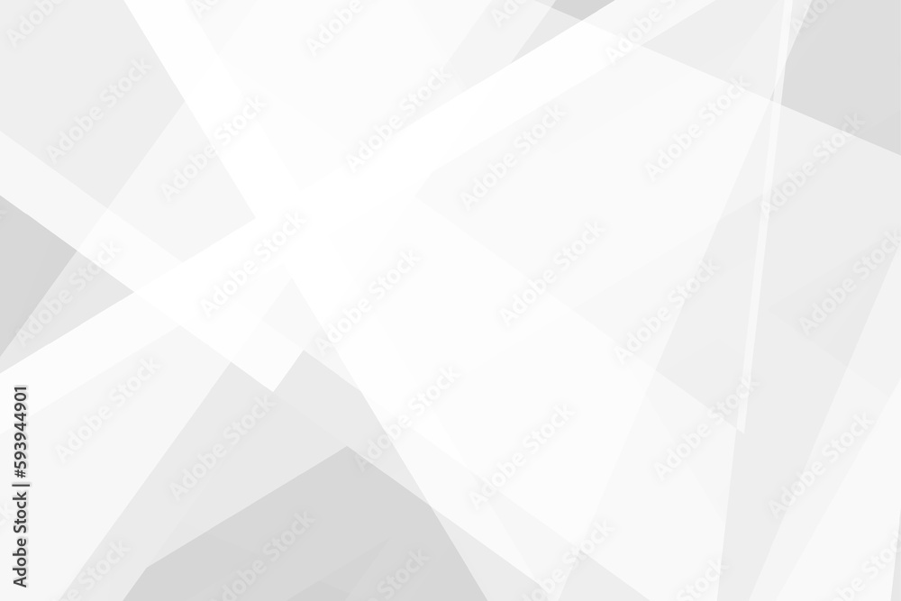 Obraz premium White Geometric Shape Pattern. Abstract Background. Technology Banner Wallpaper. Vector