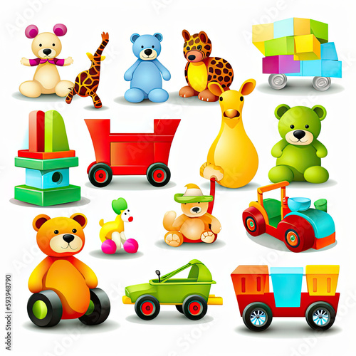 set of toys for children