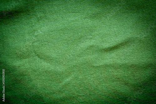 green t-shirt fabric top view