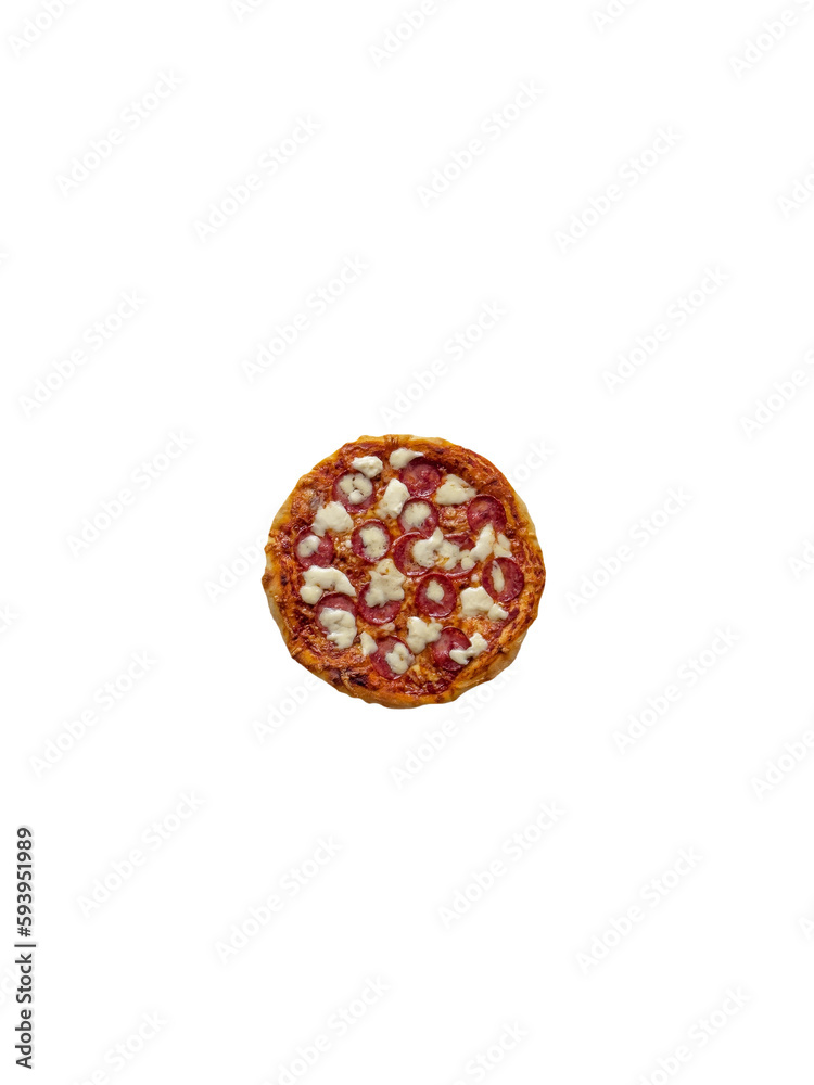 mozzarella pizza on white mozzarella pizza on white