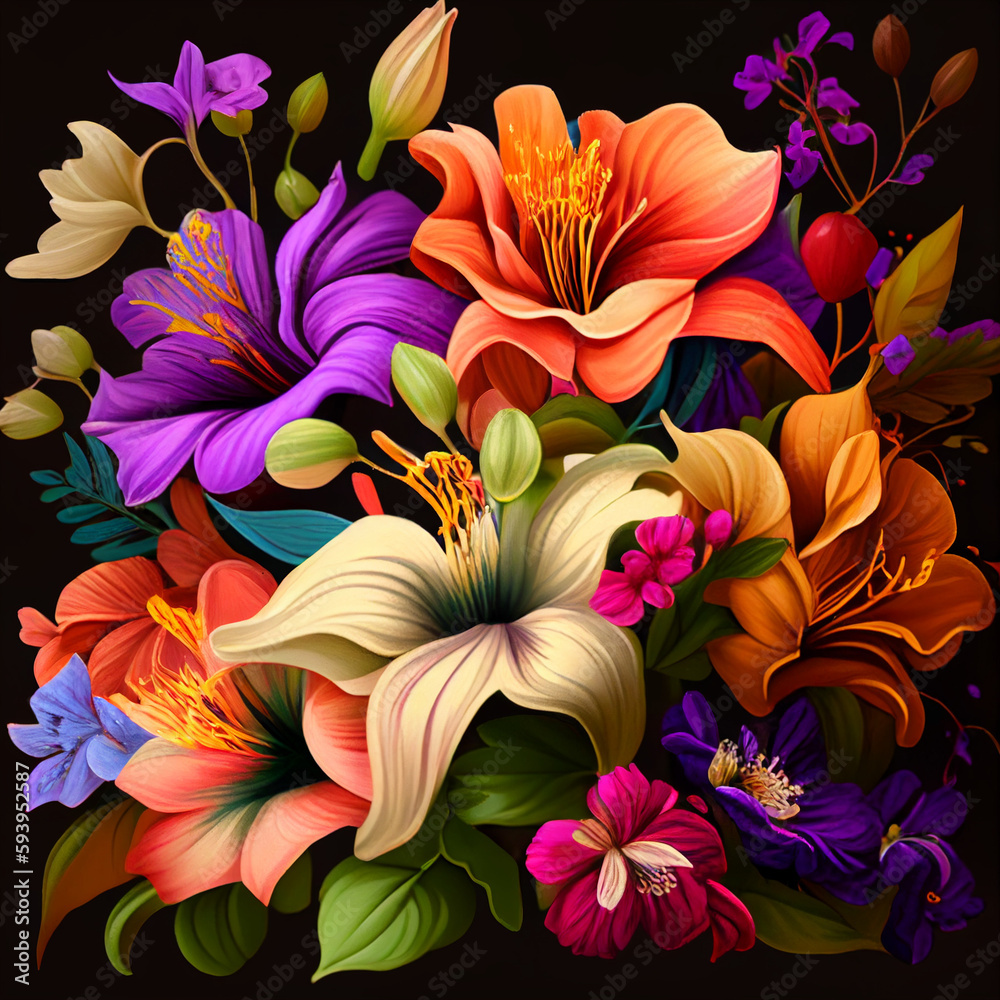 abstract floral background abstract floral background