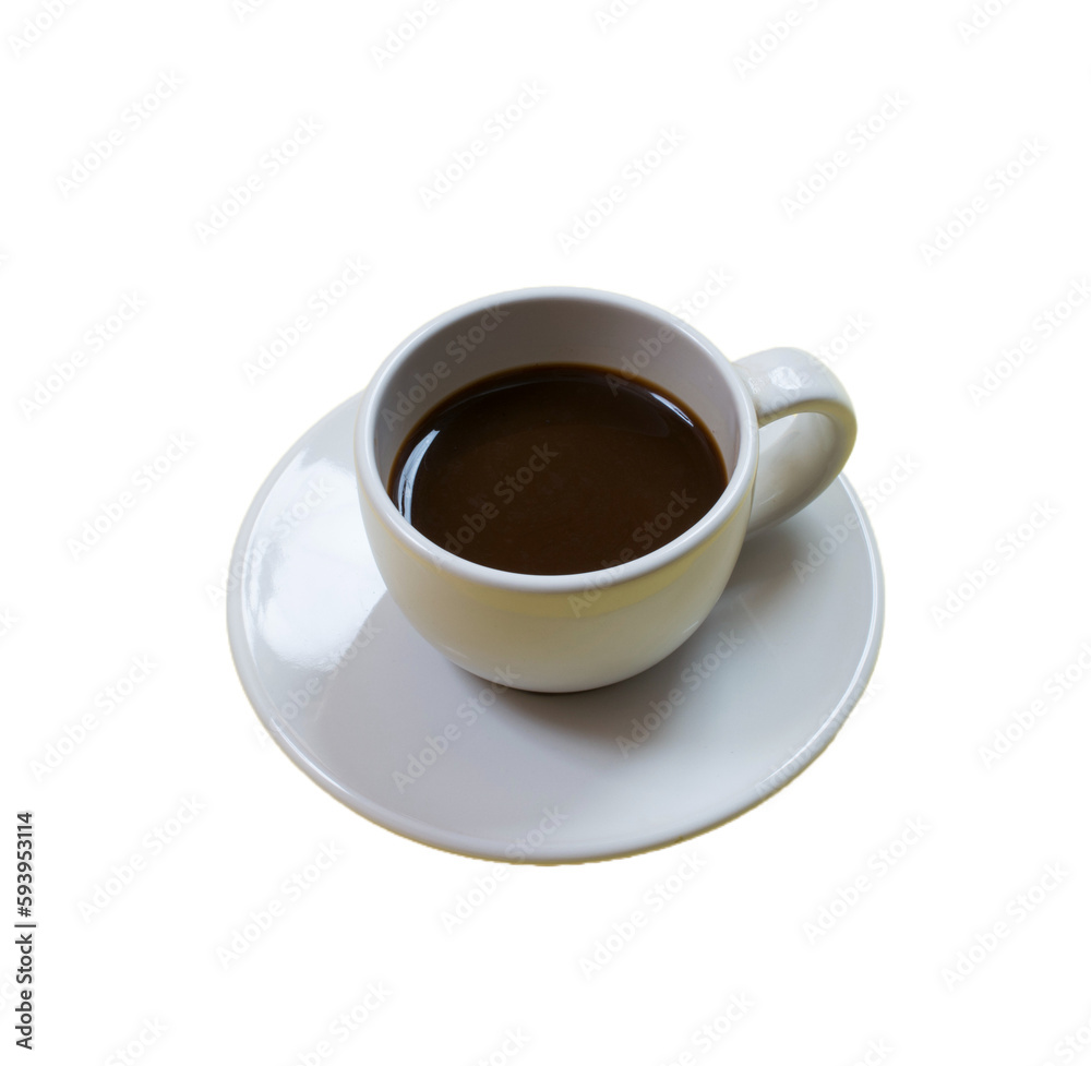 A cup of espresso coffee