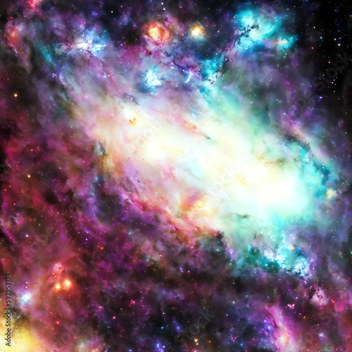 Abstract galaxy space star nebula clouds background