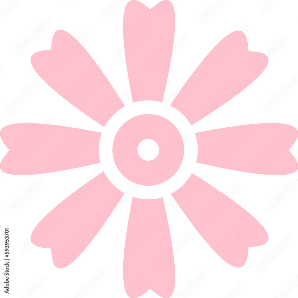 Round Flower Figure Round Flower Figure