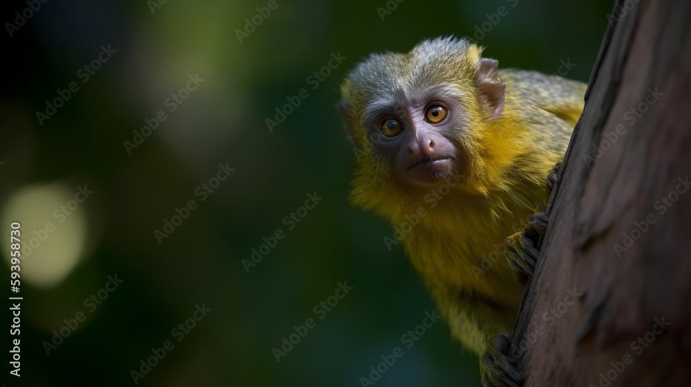 Fototapeta premium golden lion tamarin