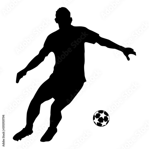 Football Man Silhouette