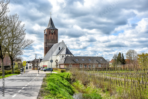 Lienden. Lienden is a village in the Dutch province of Gelderland. It is a part of the municipality of Buren, and lies about 9 km south of Veenendaal. Netherlands, Holland, Europe. photo