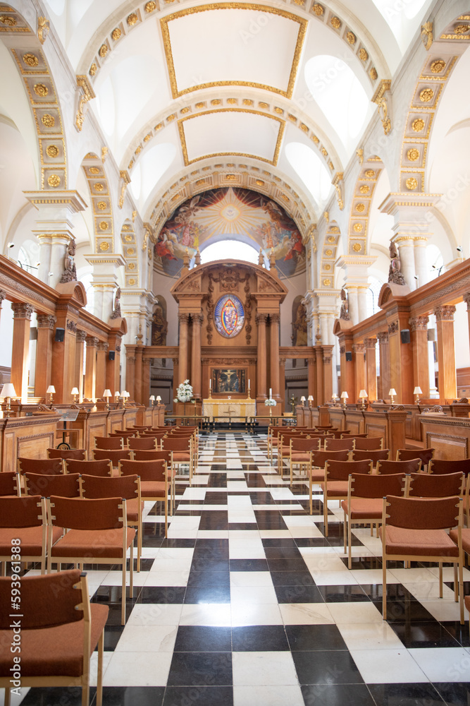 The Saint Brides Church in London