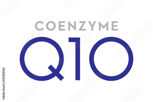 Coenzyme Q10 vector symbol icon logo concept