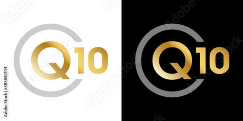 Coenzyme Q10 vector symbol icon logo concept