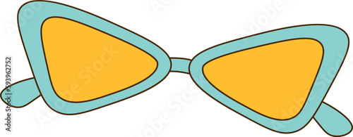 Triangle Groovy Sunglasses