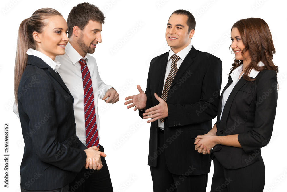 Business team at meeting on background Business team at meeting on background