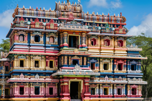 Colorful hindu temple 