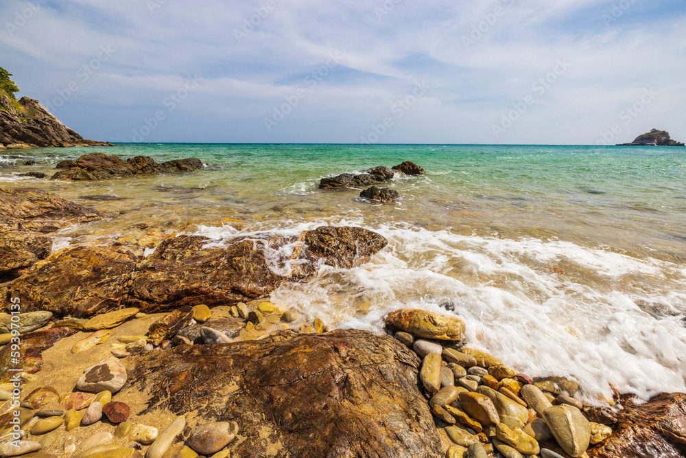 Beautiful beach on the tropical sea at Lanta island, Krabi Province, Thailand. Beautiful beach on the tropical sea at Lanta island, Krabi Province, Thailand.