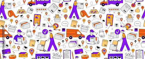 Online service for moving. Moving to a new house. Packing in boxes and delivery by car, van, truck.