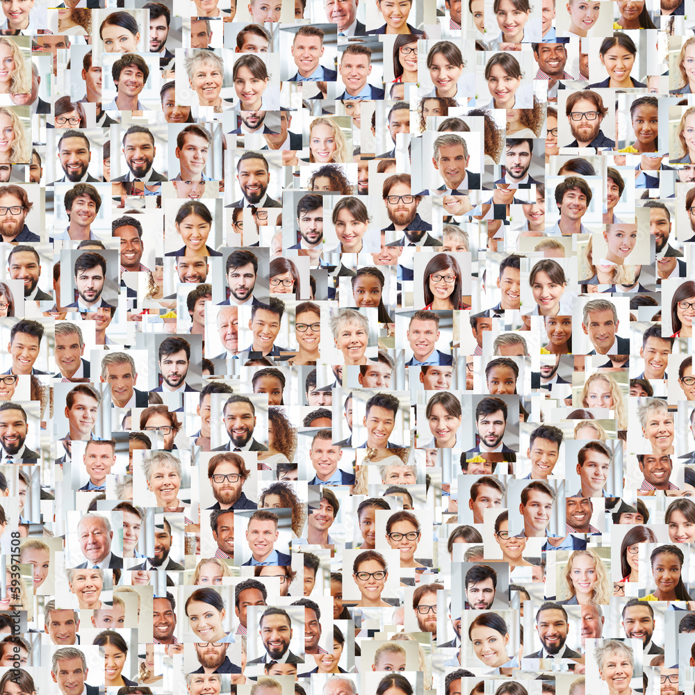 © Robert Kneschke - Viele Geschäftsleute als Business Team kachelbar