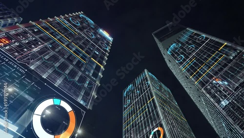 Smart city and communication network concept	
