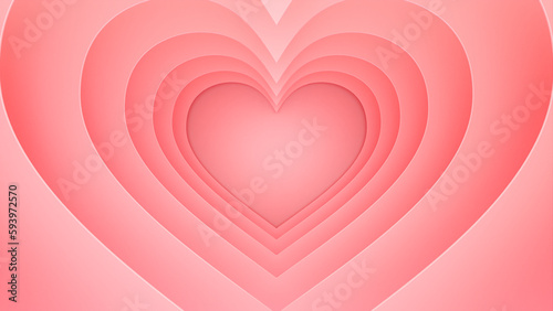 Heart Tunnel, Valentine's day background