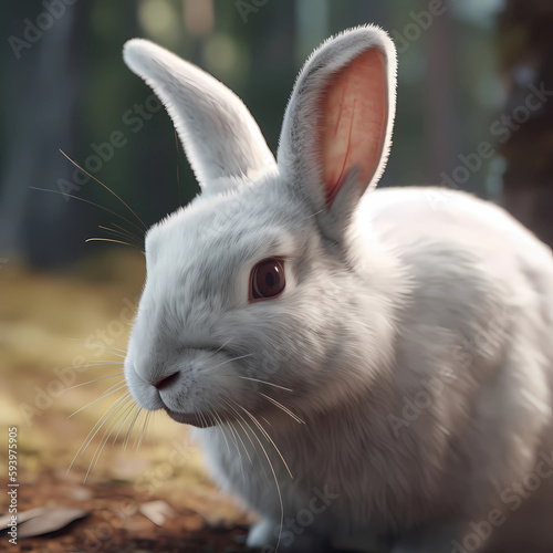 Rabbit Hyper Realistic Render 2