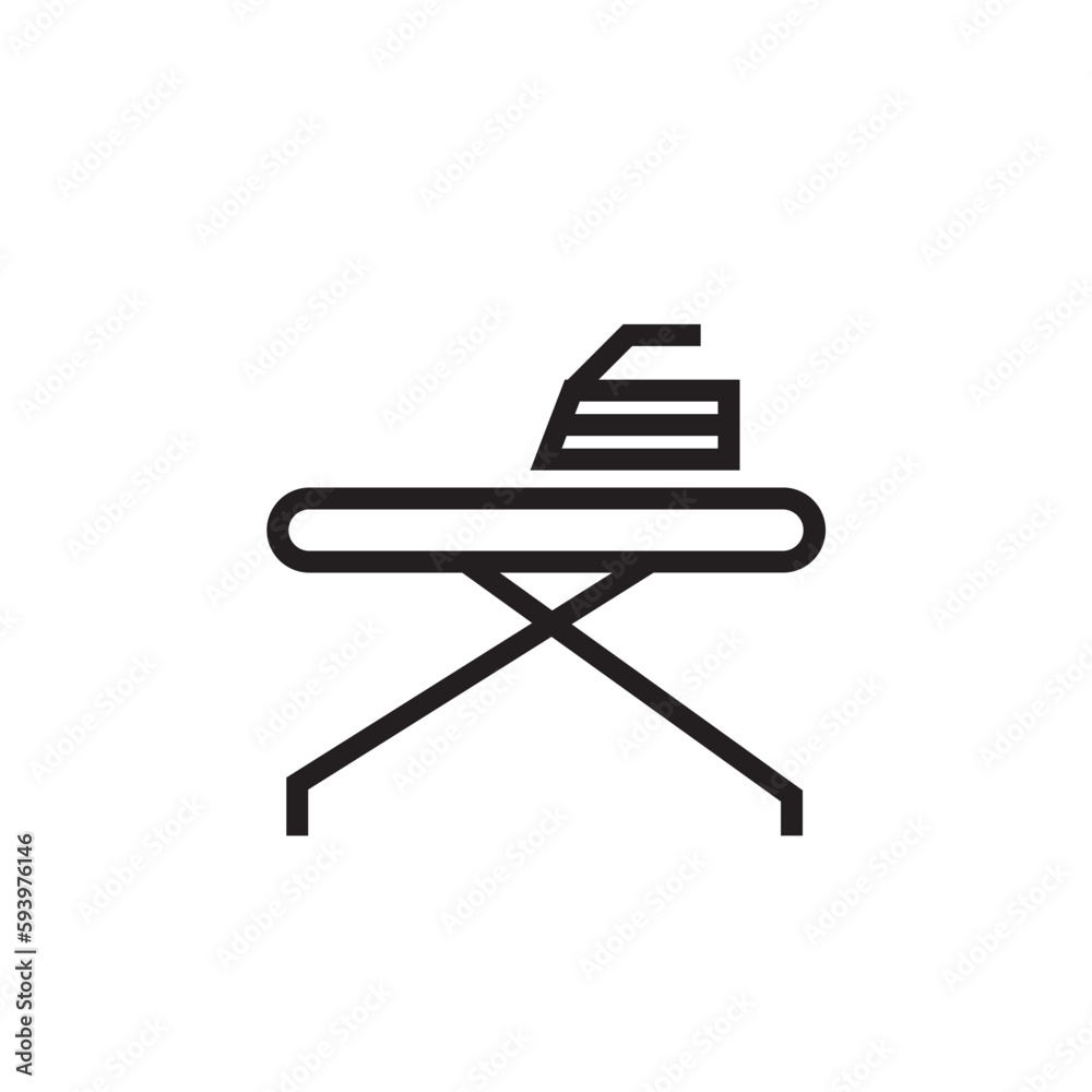 Furniture Iron Table Outline Icon Furniture Iron Table Outline Icon