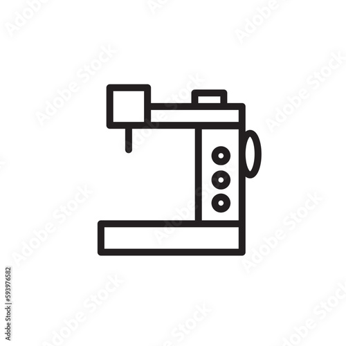 Machinery Sewing Technology Outline Icon