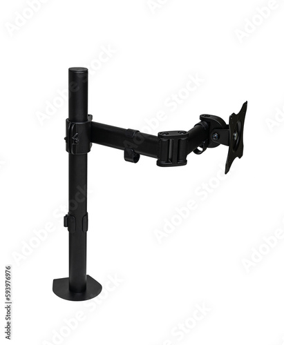 Obraz na płótnie Desktop monitor mount isolated on a white w salonie