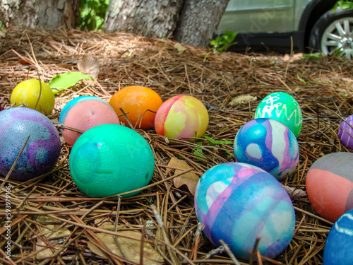 Decorated Easter Eggs photo