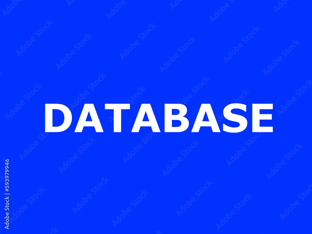 Obraz premium Database