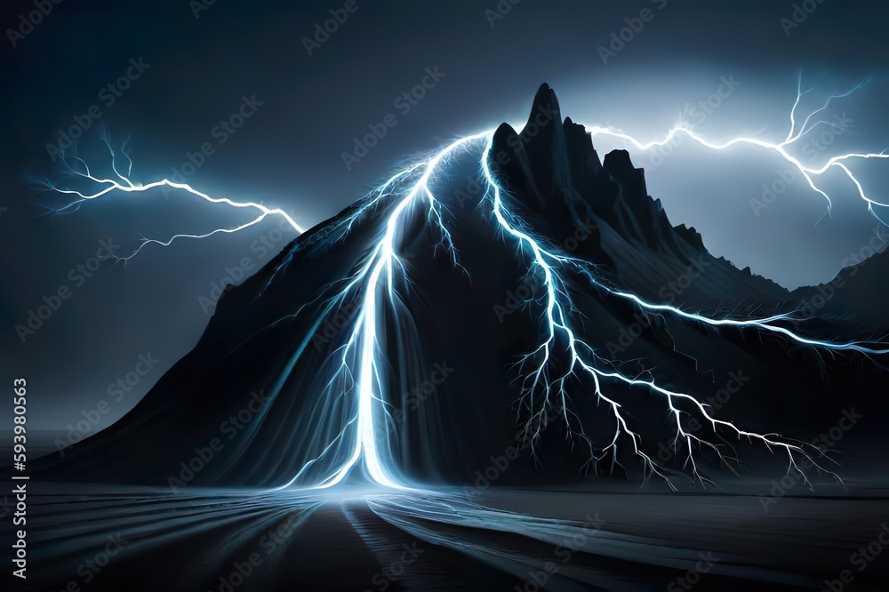 Blitze am Himmel - Strom - Energiegewinnung